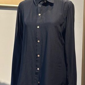 C. Wonder Women's Black Blouse 100% Silk